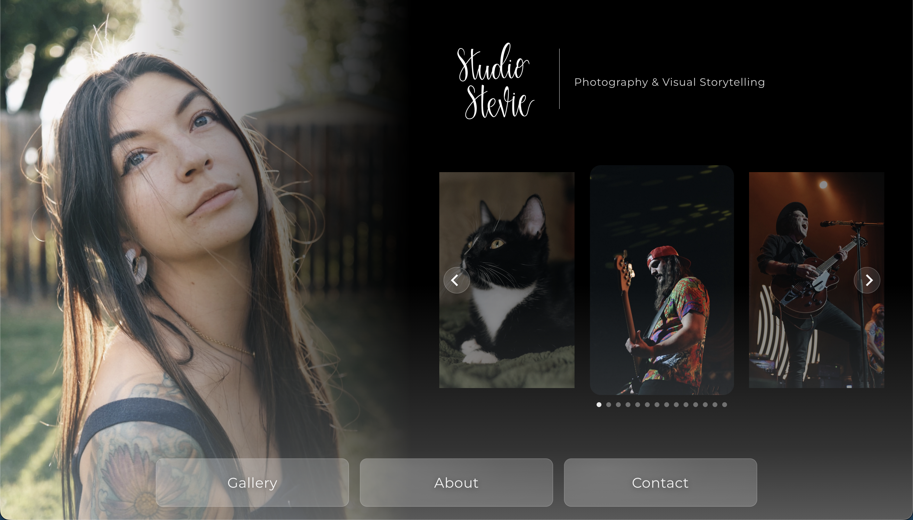 Studio Stevie website preview